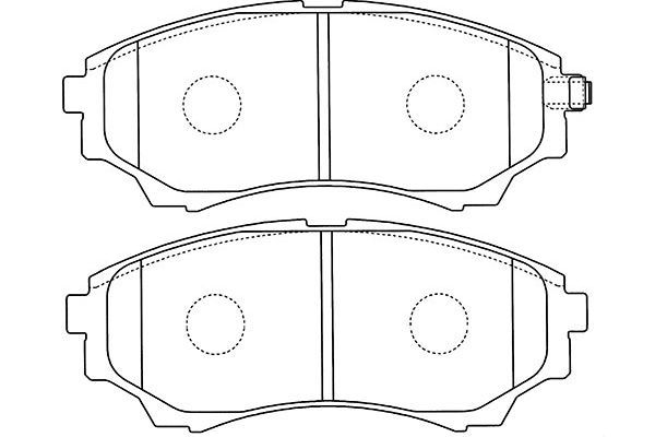 KAVO PARTS Jarrupala, levyjarru BP-4570